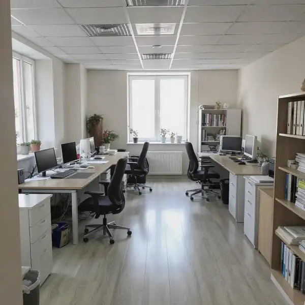 Утренняя уборка офиса - после уборки