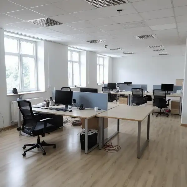 Экспресс-клининг офиса утром - после уборки